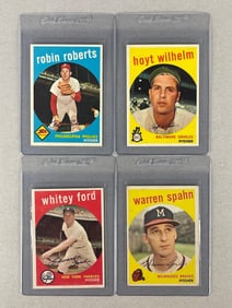 4 - 1959 Topps Baseball HOF Pitcher Cards