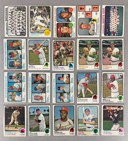 20 - 1973 Topps Baseball Cards - Mainly HOFs and Rookies
