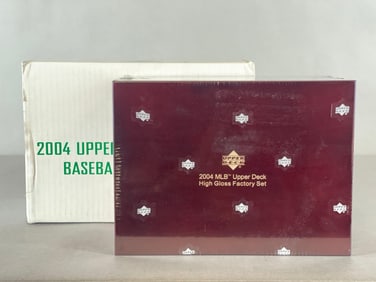 2004 Upper Deck High Gloss Factory Sealed Set in Wood Box