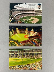 1920 - 40s Polo Grounds, Forbes Field, and Sportmans Park Postcards