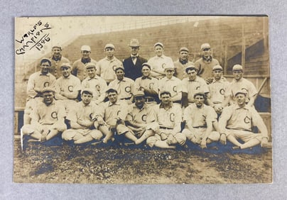 1906 Chicago White Sox World Series Champions Team Postcard by Fred Wagner