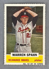 1960 Bazooka Warren Spahn #19