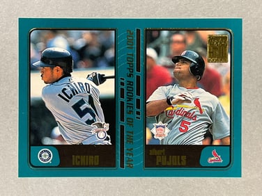 2001 Topps Traded Ichiro Suzuki, Albert Pujols #T99 Rookie