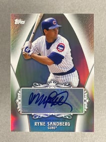 2013 Topps Cooperstown Collection Refractor Auto Ryne Sandberg