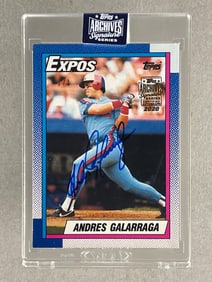 2020 Topps Archives Signatures Andres Galarraga 1/1