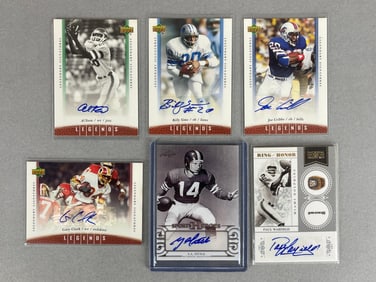 6 - Football HOFs and Legends Auto Cards
