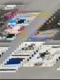 4 - Football Jersey and Auto Cards