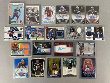 20 - Football Jersey and Auto Cards