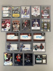 20 - Football Jersey and Auto Cards