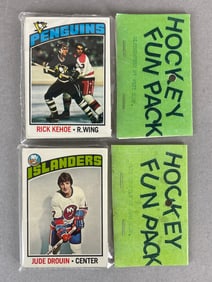 1976 - 77 Topps Hockey West Corps Cello Fun Packs