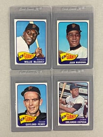 4 - 1965 Topps San Francisco Giants HOFs