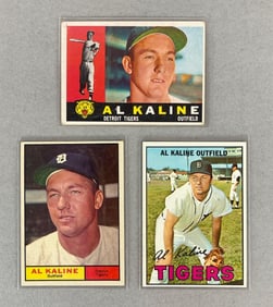 1960, 61 and 67 Topps Al Kaline Cards
