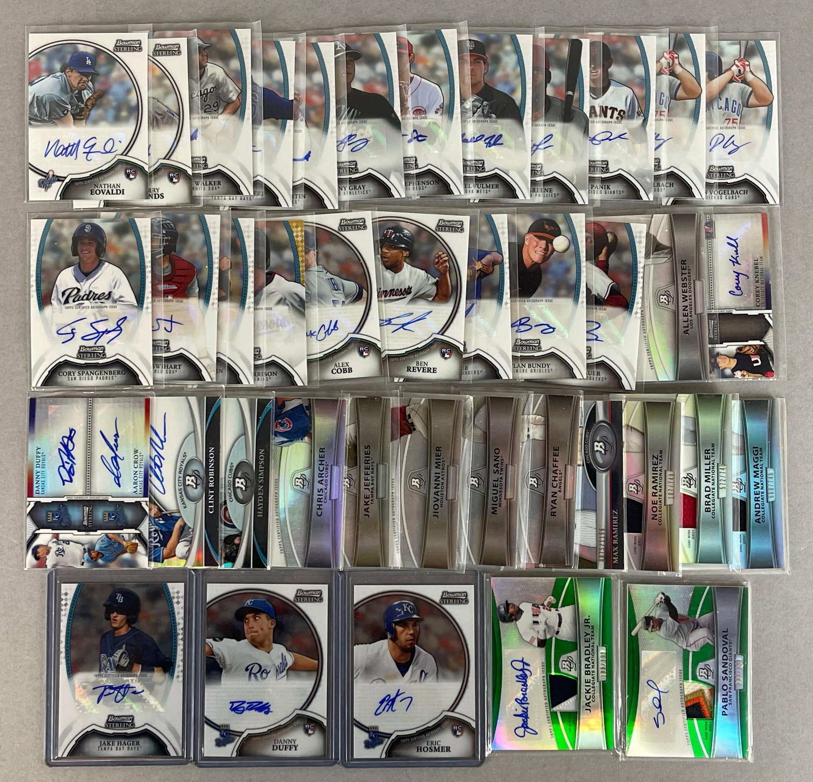 40 - 2010 - 11 Bowman Platinum and Sterling Rookie Autos and Jersey Cards (1 of 4)