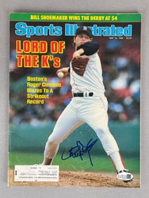 1986 Roger Clemens Signed Sports Illustrated 1st Cover with JSA COA