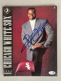 1994 Frank Thomas Signed Chicago White Sox Yearbook with JSA COA