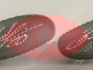 Brian Dawkins Signed Football with JSA COA