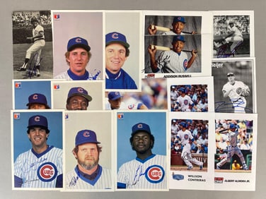 17 - Chicago Cubs Signed Photos with Fergie Jenkins, Lee Smith, and More