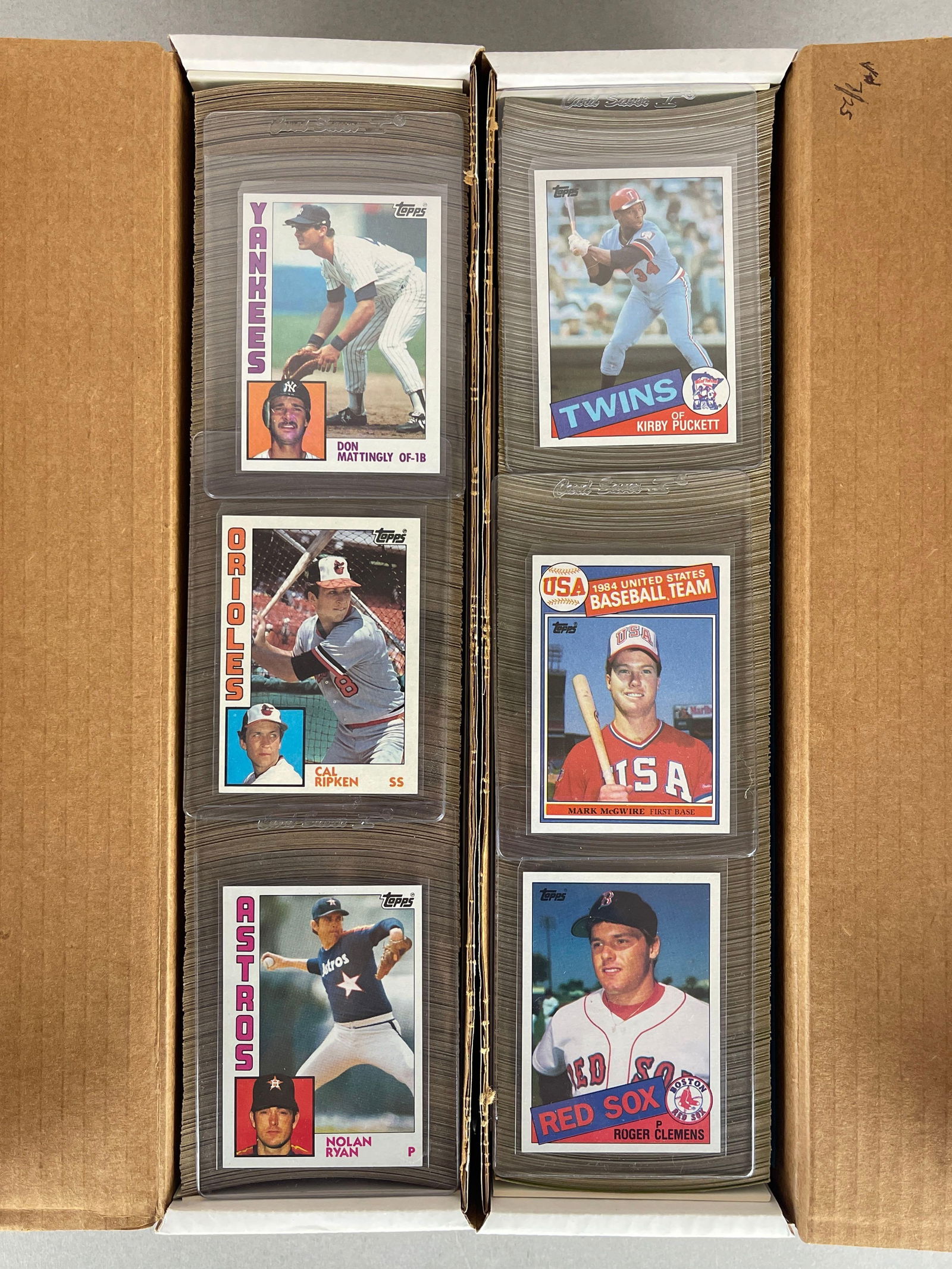 1984 and 85 Topps Baseball Complete Set (1 of 5)