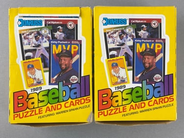 2 - 1989 Donruss Baseball Unopened Wax Boxes