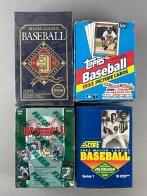 4 - 1992 Topps Fleer, Donruss, and Score Baseball Unopened Boxes