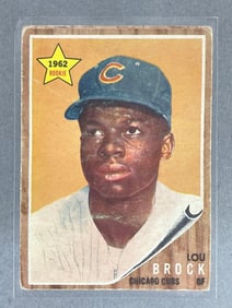 1962 Topps Lou Brock #387 Rookie