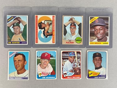 8 - 1960s Topps Baseball HOFs Cards