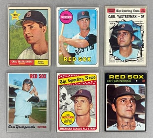 6 - 1961 - 71 Topps Carl Yastrzemski Cards