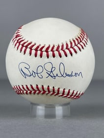 Bob Gibson Signed Official NL MLB Rawlings Baseball with JSA COA