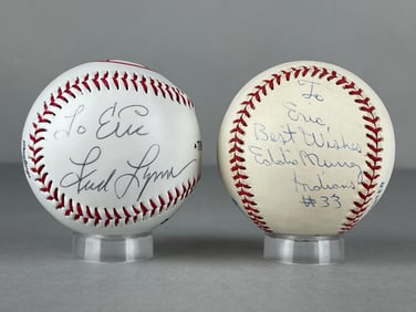 Eddie Murray and Fred Lynn Signed Baseballs