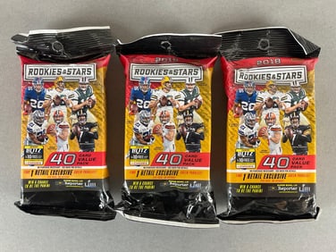 2 - 2018 Rookies and Stars Football Value Fat Pack