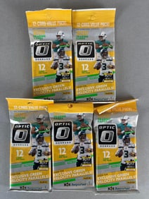 5 - 2020 Donruss Optic Football Value Packs