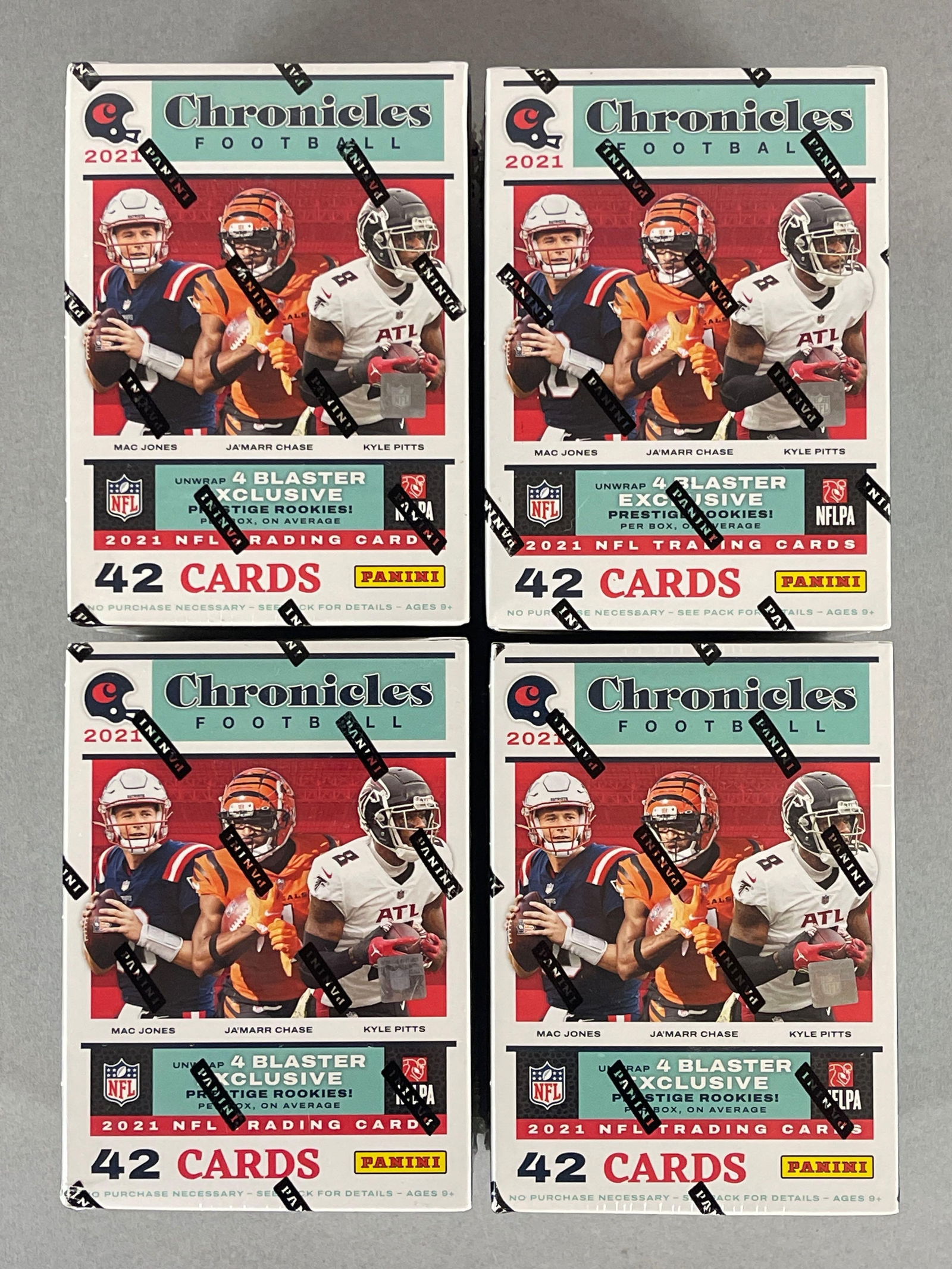 4 - 2021 Chronicles Football Blaster Boxes (1 of 4)