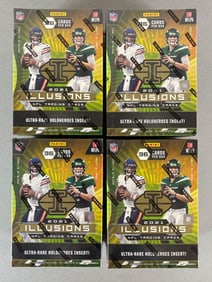 4 - 2021 Illusions Football Blaster Boxes