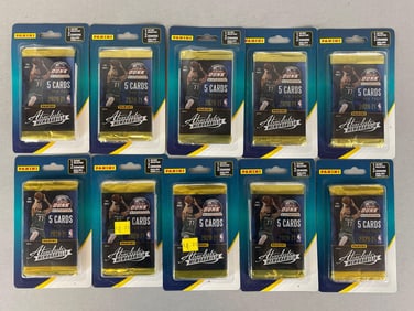 10 - 2020 - 21 Absolute Memorabilia Basketball Blister Packs