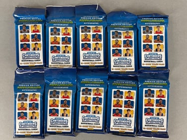 10 - 2020 Panini Contenders Basketball Draft Picks Cello Value Packs