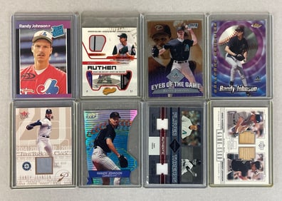 8 - 2000 - 04 Randy Johnson Jersey, Bat, and Insert Cards
