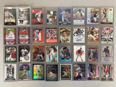 40 - 1990s - 2000s Baseball Rookies, Autos, Relics, and Serial Numbered Inserts