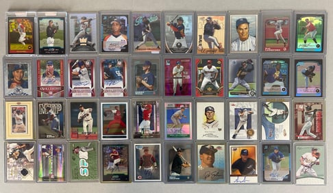 40 - 1990s - 2000s Baseball Rookies, Autos, Relics, and Serial Numbered Inserts
