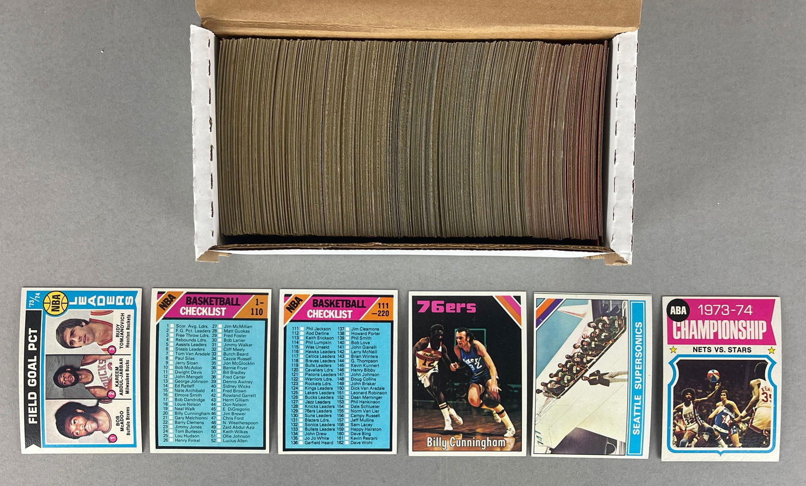 390+ 1970s Topps Basketball Cards with HOFS and Rookies (1 of 3)
