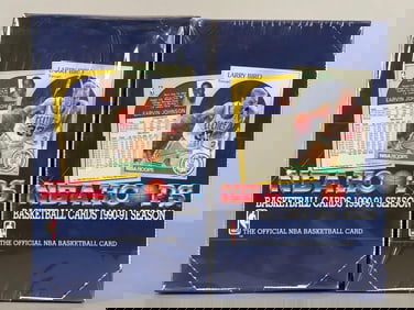 2 - 1990 NBA Hoops Basketball Series 1 Factory Sealed Boxes
