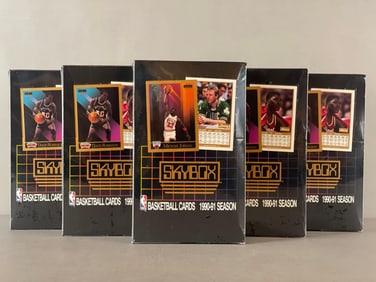 5 - 1990 Skybox Basketball Factory Sealed Wax Boxes