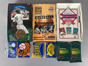 95 - 1991 - 95 Baseball Unopened Packs