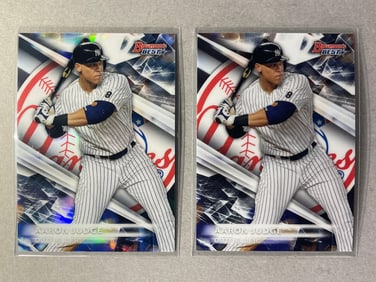 2016 Bowmans Best Refractor and Base Aaron Judge Rookies