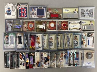 44 - 2000s National Treasures, Topps Tribute, Allen and Ginter, Jerseys and Auto Cards