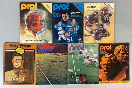 7 - 1969 - 81 Chicago Bears Programs