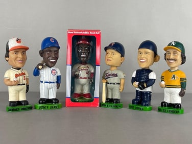 6 - Baseball HOFs Bobbleheads