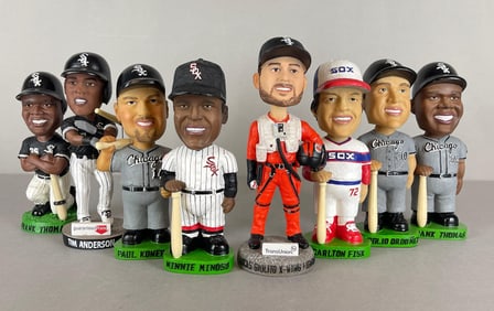 8 - Chicago White Sox Bobbleheads with Frank Thomas and More