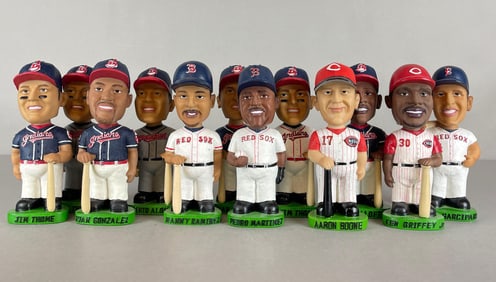 12 - Cleveland Indians, Boston Red Sox, and Reds, Bobbleheads