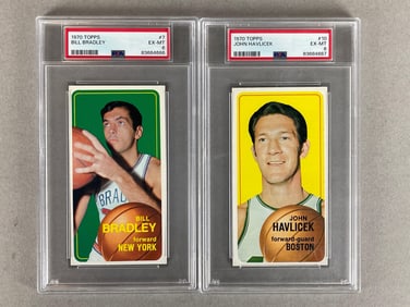 2 - 1970 Topps Basketball PSA 6s