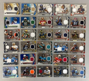 30 - 2011 Bowman Sterling Football Jersey and Auto Cards